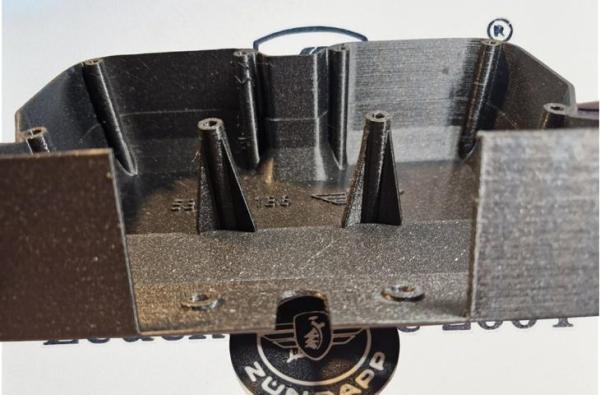 Zündapp Tachogehäuse Typ 537 Unterschale wie Original 537-​16.136 Struktur-PETG